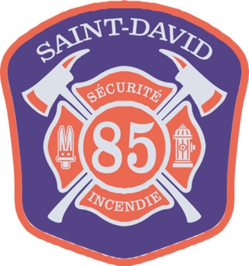 Logo Pompiers Saint David 2025